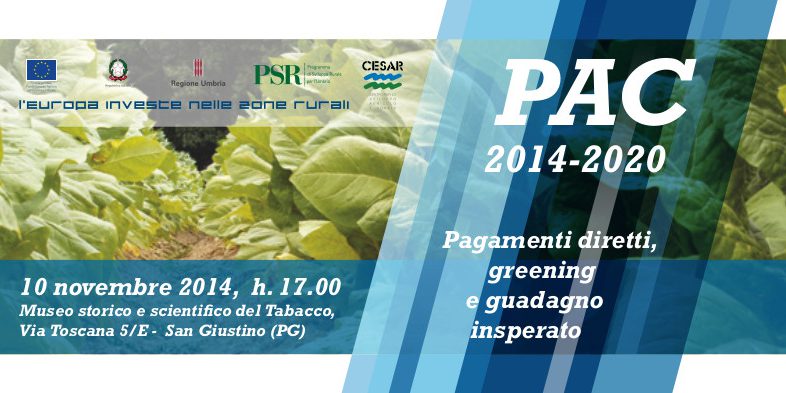 Invito PAC_2014_2020_pagamenti__ diretti, greening e guadagno insperato