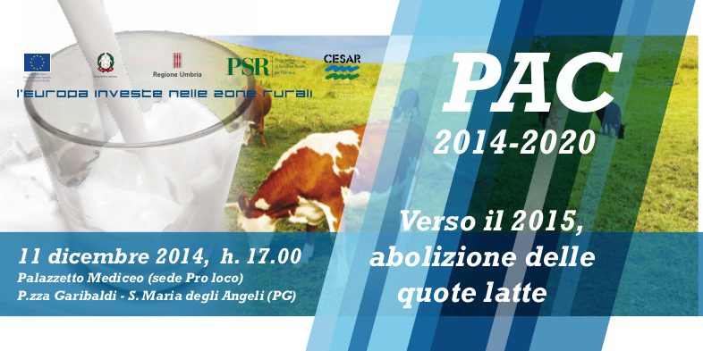 Invito PAC_2014_2020_Verso il 2015 abolizione delle quote latte